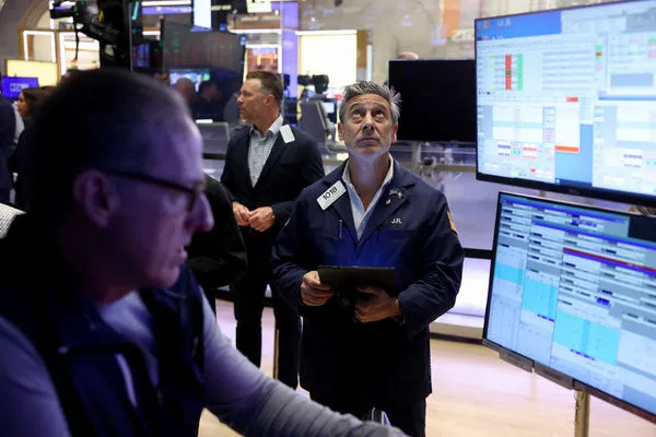 ▲▼美股大跌。（圖／路透）