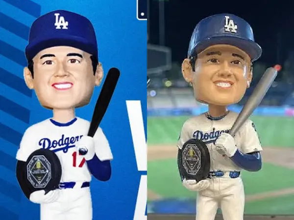 ▲▼    大谷翔平轟再見彈掀高潮　MVP紀念搖頭公仔藏驚喜彩蛋         。（圖／達志影像／美聯社）