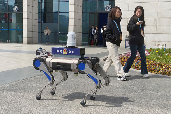 ▲▼中國大陸公安機器狗,機器警犬。（圖／路透社）