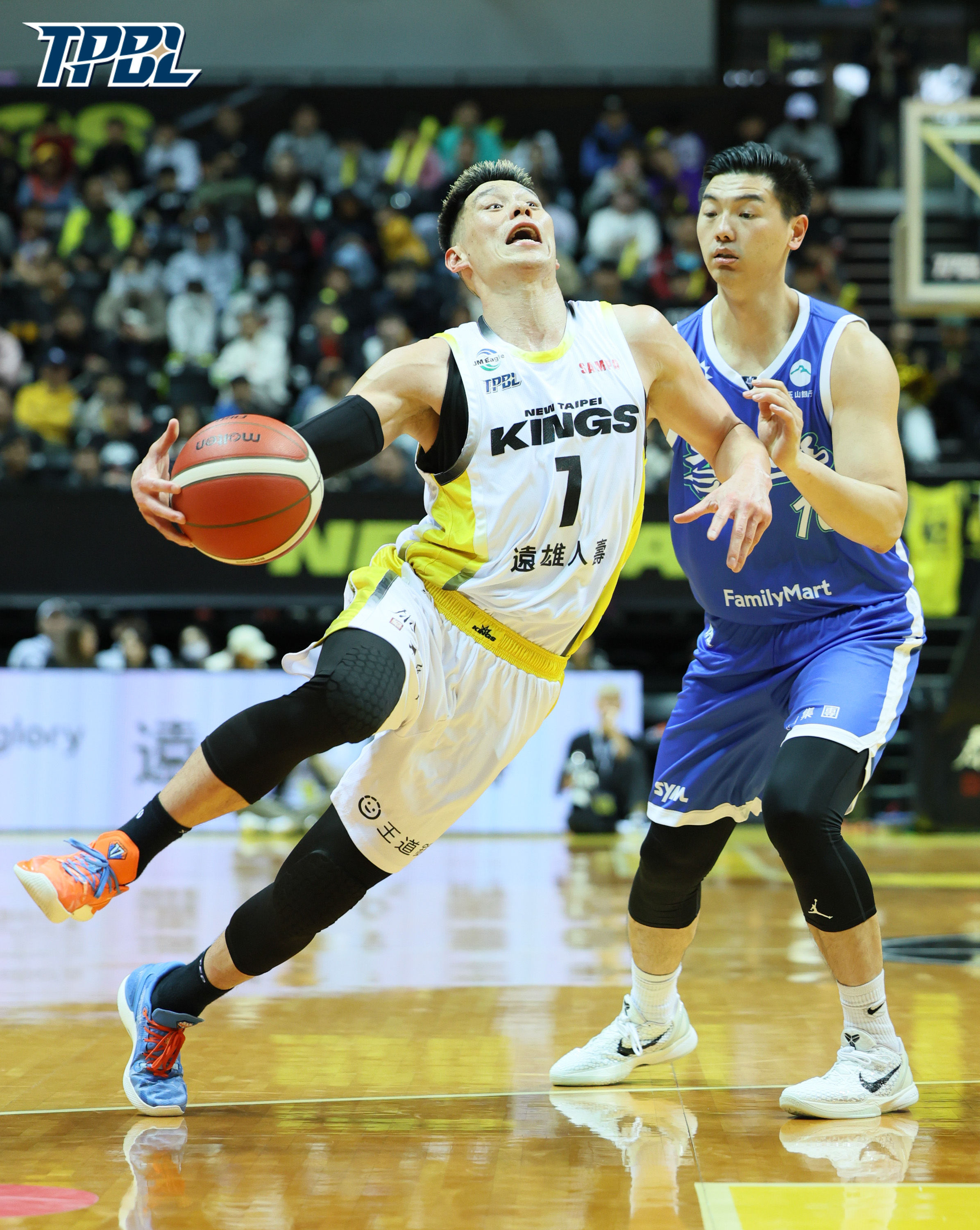 ▲▼新北國王林書豪、高雄全家海神胡瓏貿（圖／TPBL提供）