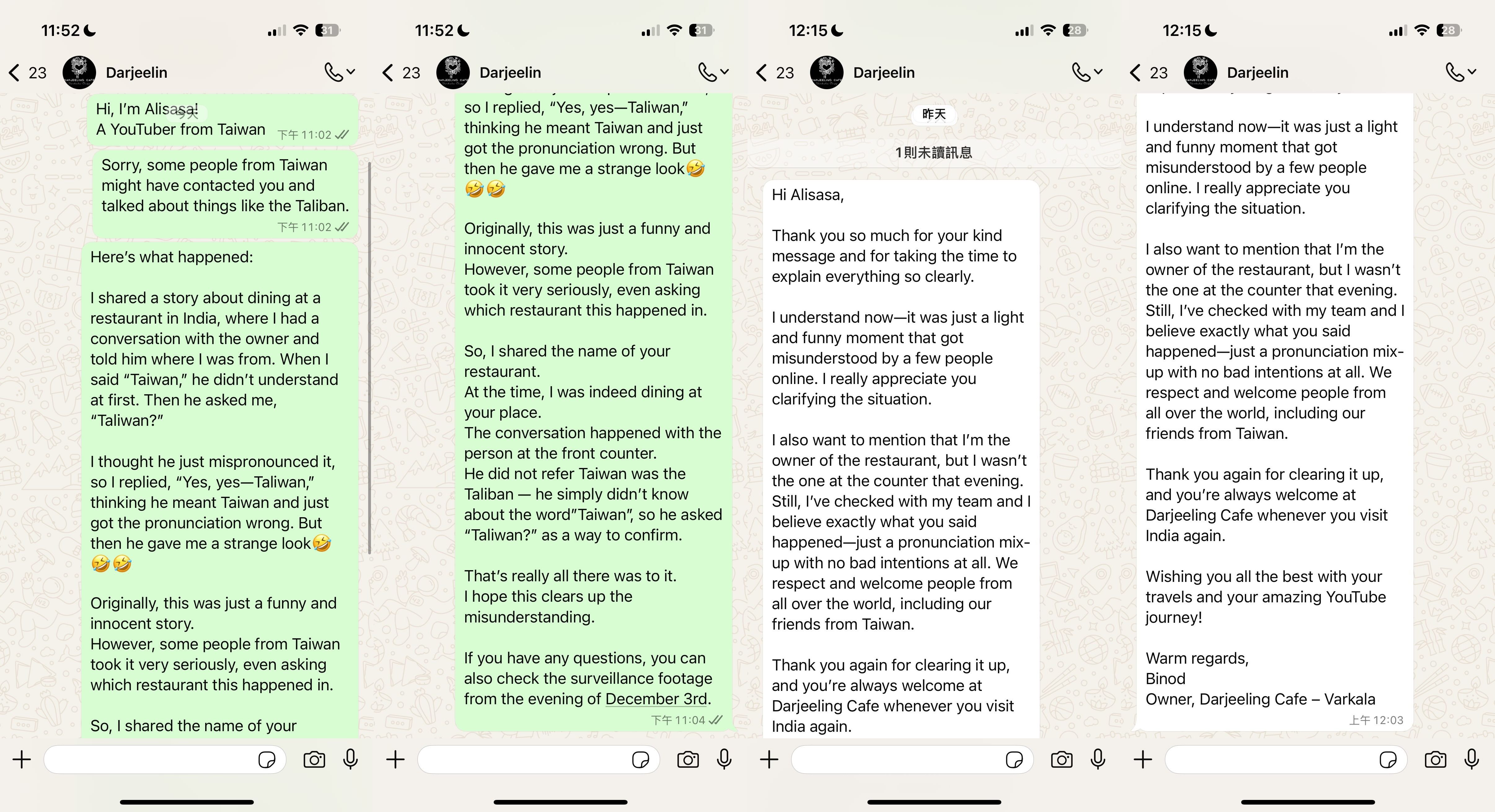 ▲印度老闆親自發聲。（圖／翻攝自Threads）