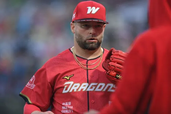 ▲味全龍隊洋將伍鐸。（圖／味全龍隊提供）