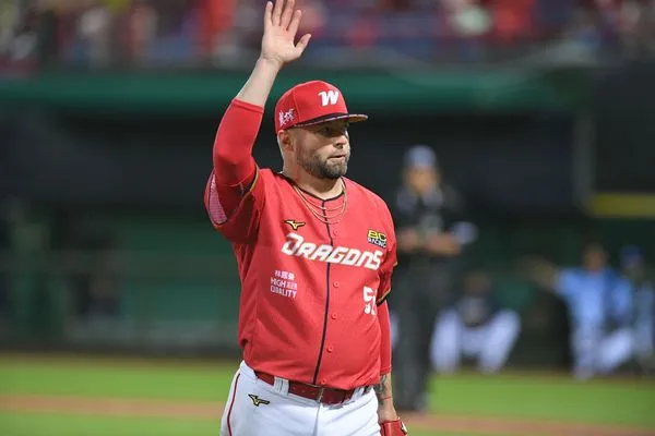 ▲味全龍隊洋將伍鐸。（圖／味全龍隊提供）