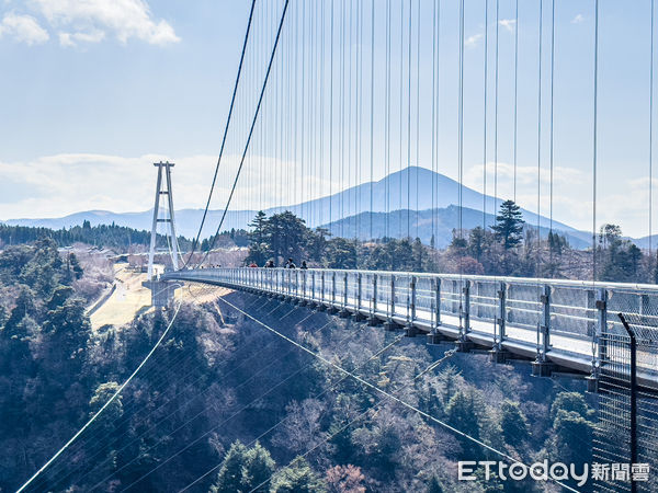 ▲▼日本大分九重夢大吊橋。（圖／記者蔡玟君攝）