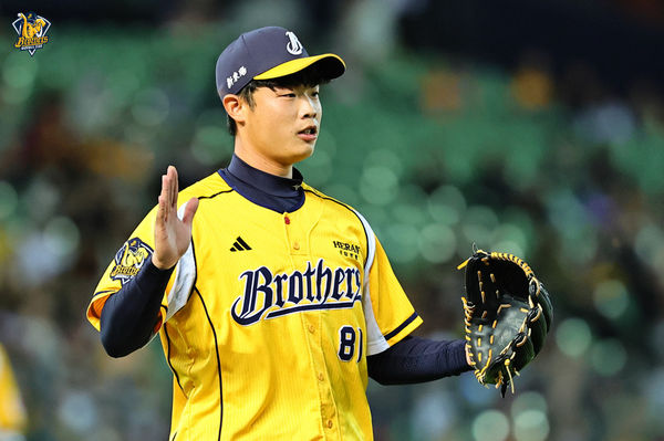 ▲陳冠穎生涯首勝。（圖／中信兄弟提供）