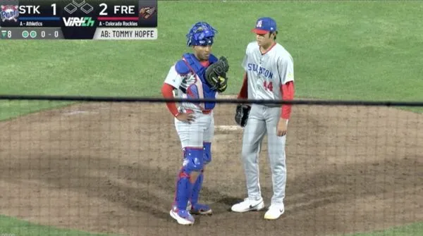 ▲▼林維恩初登板。（圖／截自MiLB TV）