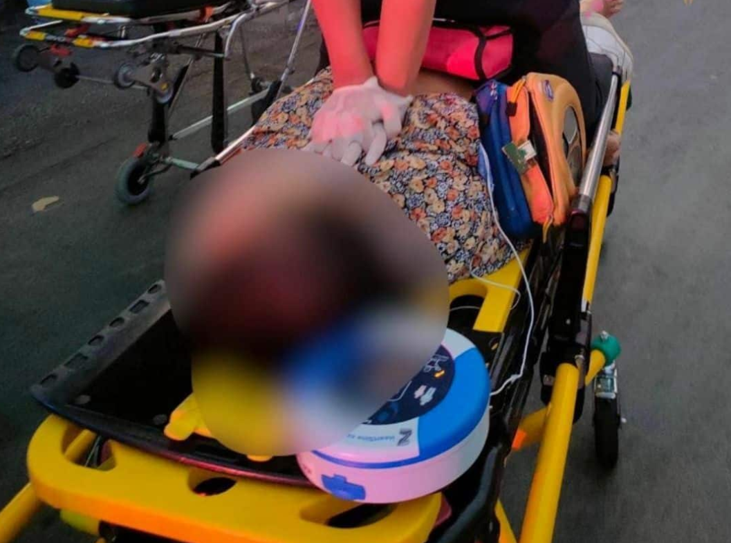 ▲▼泰国老妇误吞假牙 呼吸道堵塞窒息而亡。（圖／翻攝自Facebook／LPCM News : ข่าวลำปาง เชียงใหม่）