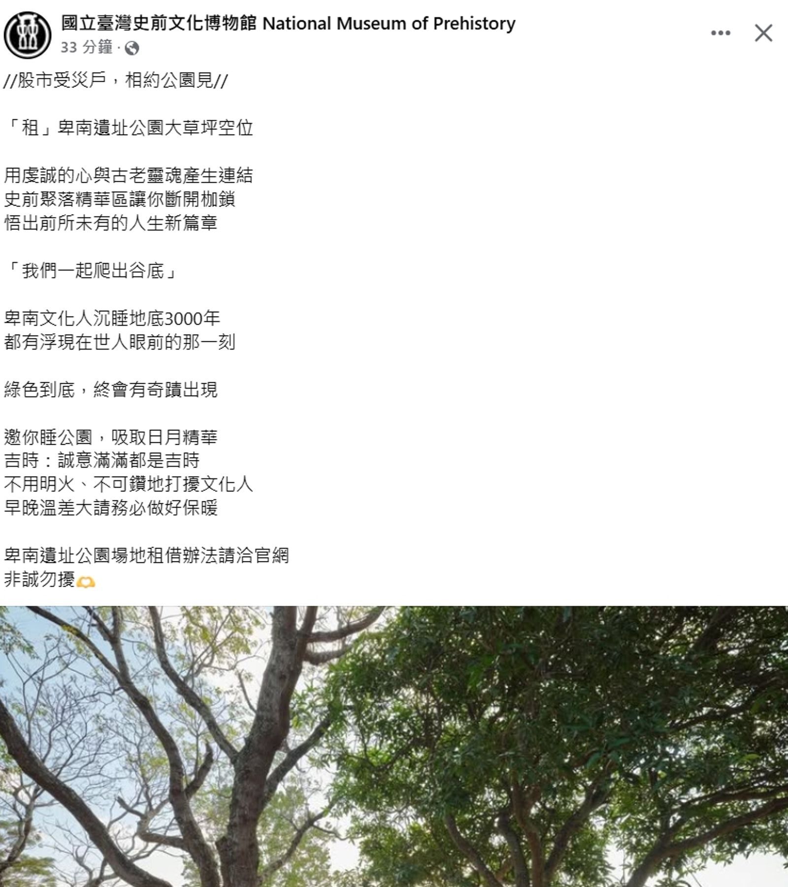 台股大跌！股民哀號　史前館小編邀「一起睡公園」：綠色到底會有奇蹟出現