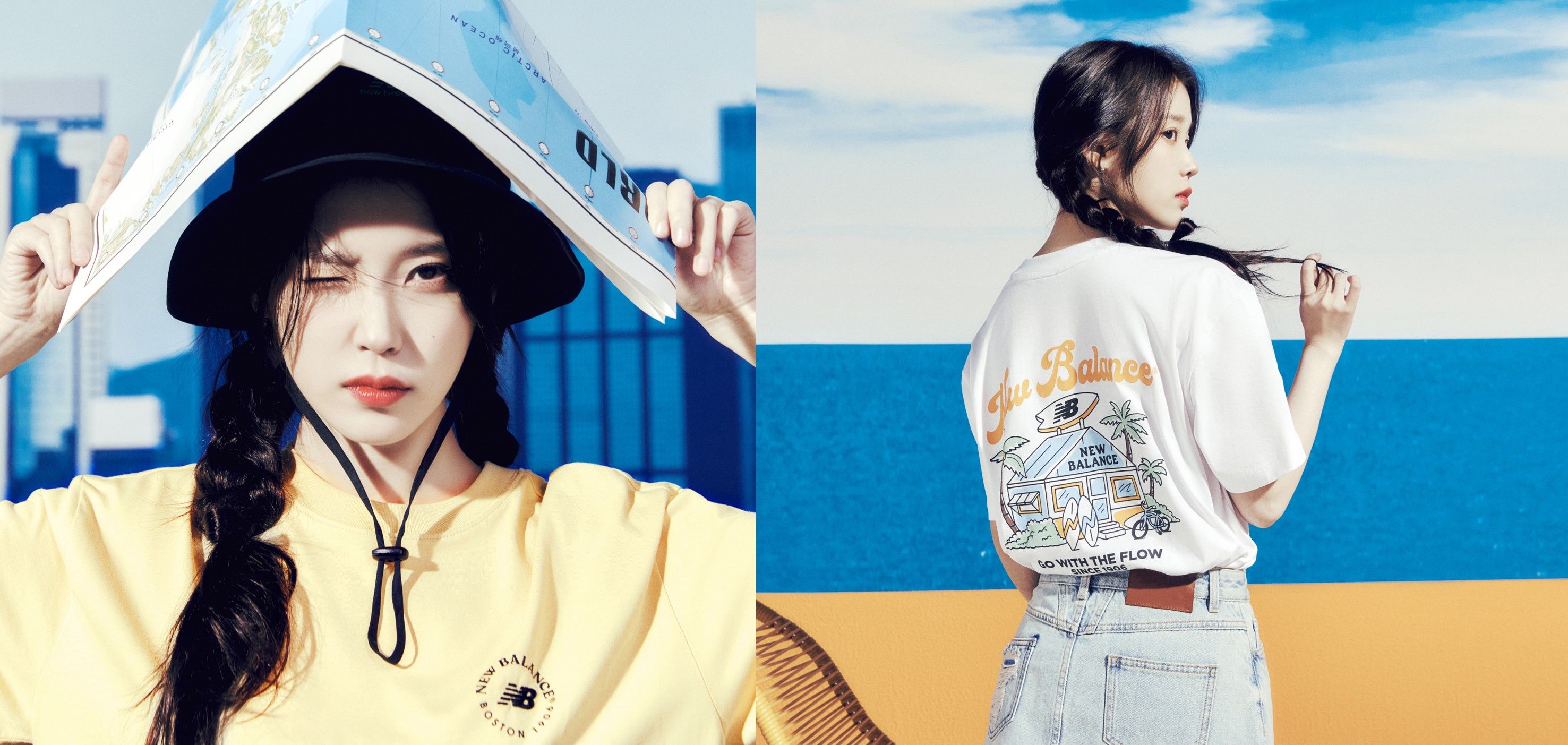▲▼New Balance,IU,NB BOY,插畫Tee,夏天,多巴胺,柯震東,詹子萱。（圖／業者提供）