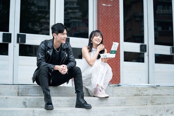 圖三：《戀愛,重修中》拍攝於世新校園，展現甜蜜氛圍。（圖／世新大學提供）