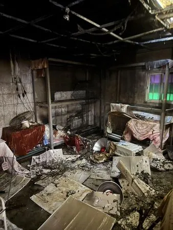 ▲動物之家老舊電線走火　收容8貓「1貓嗆傷搶救無效」其餘持續觀察（圖／翻攝自Facebook／戴瑋姍）