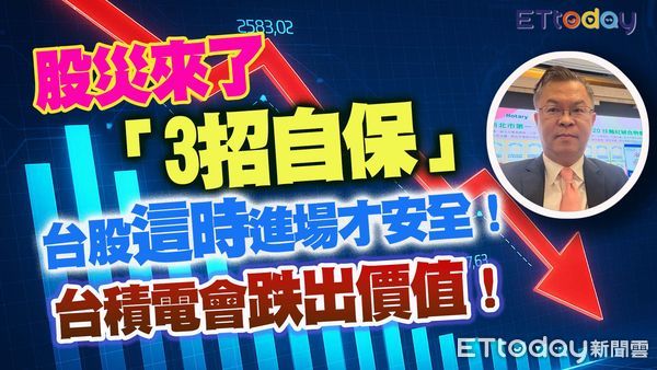 ▲股災來了「3招自保」，黃世聰分析台股這時進場才安全！。（圖／合成圖）