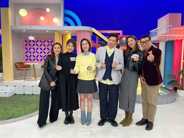 ▲▼ 《女王大人》錄影分享生離死別，王宇婕（左起）、李佳豫、主持人巴鈺、曾國城、林可彤、馬力歐 。（圖／緯來綜合台提供）