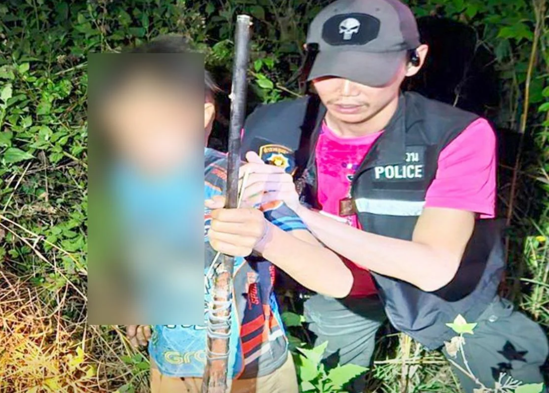 ▲▼泰13歲男童「跟朋友吵架」槍斃對方！　阿嬤：9歲就染上毒癮。（圖／翻攝自第七頻道）