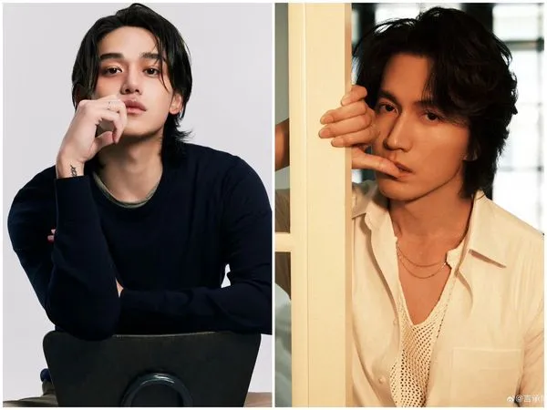 韓團NCT前成員Lucas（黃旭熙）將來台演出《我們的年代—時候》中言承旭的少年時代。（微博合成）