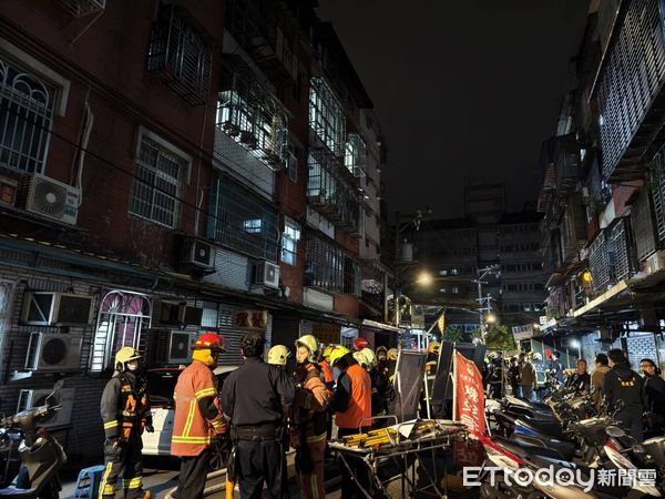 ▲▼中和1死火警。（圖／記者黃彥傑攝）