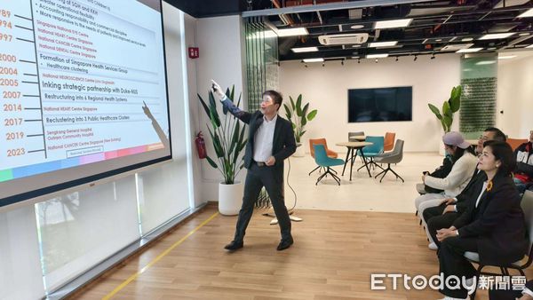 ▲雲林縣長張麗善率團訪問新加坡「李陳愛禮創新卓越中心」，探討智慧醫療、再生醫學及精準健康等前沿議題。（圖／記者游瓊華翻攝）