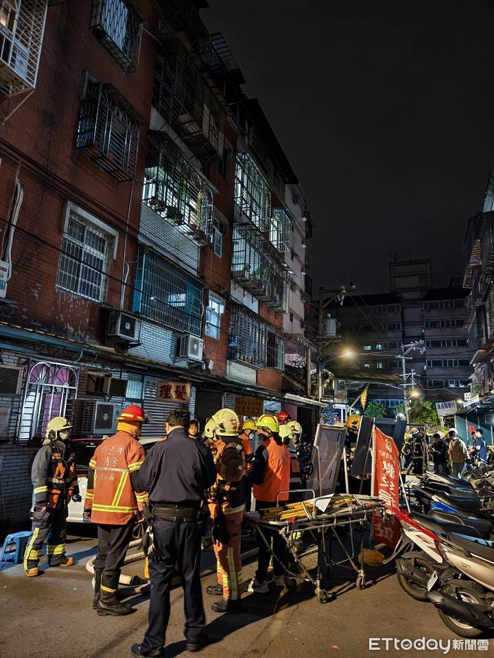 ▲▼中和1死火警。（圖／記者黃彥傑攝）