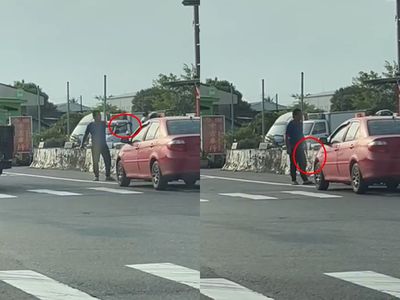嘉義男鐮刀朝騎士揮舞！民眾目睹嚇壞　背後原因竟是「父女吵架」