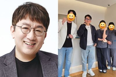 HYBE房時爀「瘦掉半個人」減肥成功! 韓媒狂讚:花樣中年