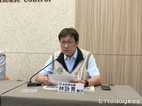 ▲▼疾管署4/8疫情週報，疾管署防疫醫師林詠青說明。（圖／記者洪巧藍攝）