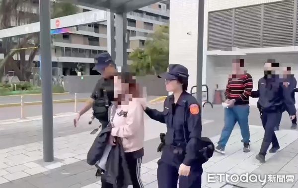 ▲信義區福德街捷運工地驚傳電纜線竊案，警方逮捕2男1女3名竊賊。（圖／記者張君豪翻攝）