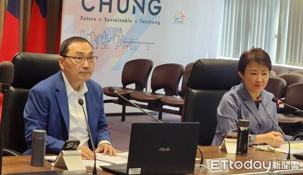 ▲侯友宜,盧秀燕。（圖／記者游瓊華攝）