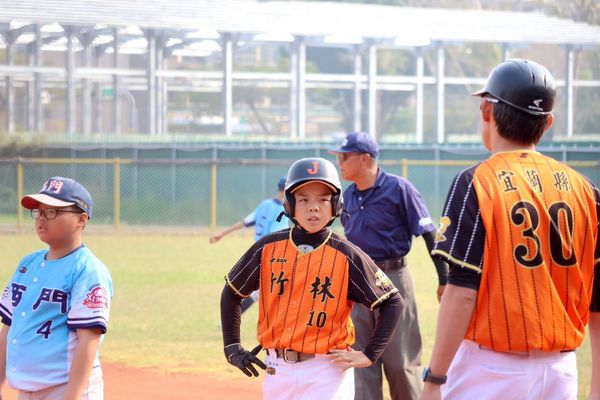 ▲竹林首次軟硬式都進全國賽。竹林第三棒張立辰單場3支3（圖／學生棒聯提供）