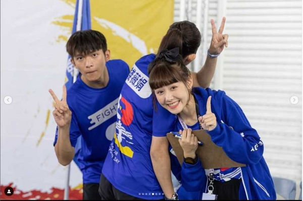 畇二與林輝瑝同為藍隊，朝夕相處也產生了感情。（圖／翻攝自畇二IG）