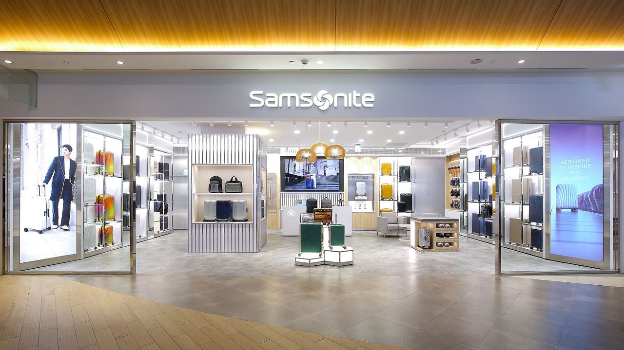 郭雪芙,Samsonite,南港LaLaport,時尚,行李箱,旅行,。（圖／品牌提供）