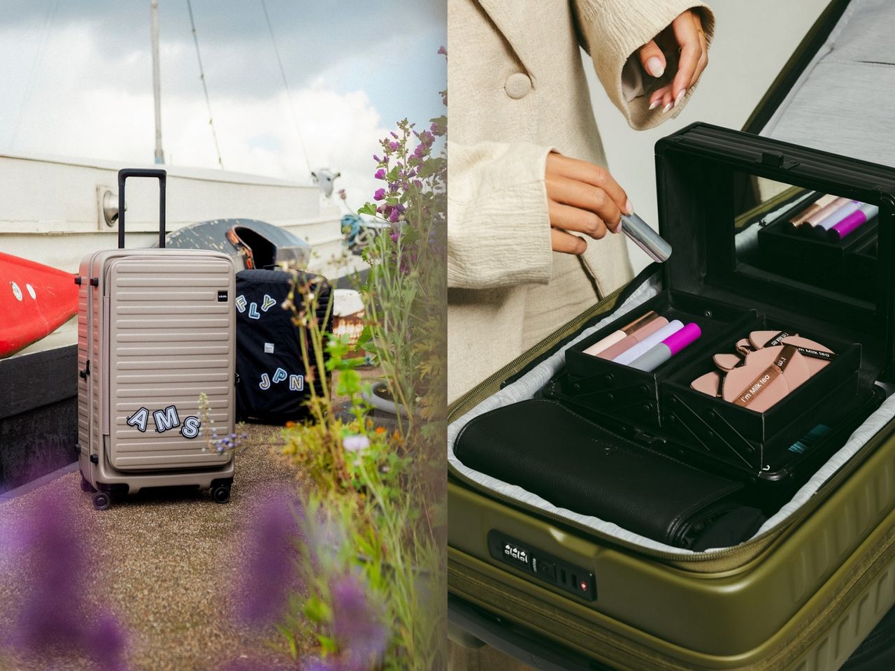 郭雪芙,Samsonite,南港LaLaport,時尚,行李箱,旅行,。（圖／品牌提供）