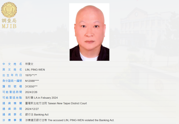 ▲▼       林秉文      。（圖／法務部調查局）