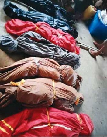 多名無辜的緬甸居民不幸在轟炸中喪生。（翻攝Ｘ）