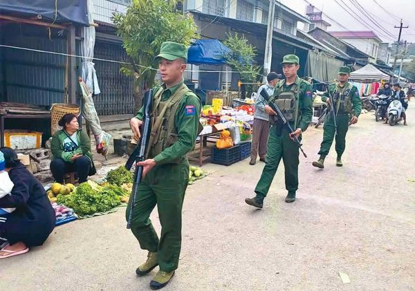 緬甸政局不穩，軍政府與反抗軍持續內戰。（翻攝SHAN NEWS）