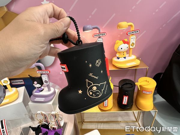 ▲▼7-11首度與深受英國皇家青睞的百年製靴品牌HUNTER合作，更與超強萌友三麗鷗再度同盟推出「HUNTERx三麗鷗」周邊快閃購。（圖／記者林育綾攝）