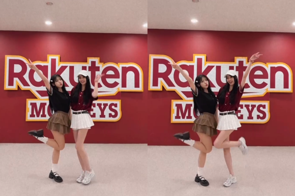 ▲野生廉世彬和嘎琳到球場看球。（圖／翻攝Instagram）