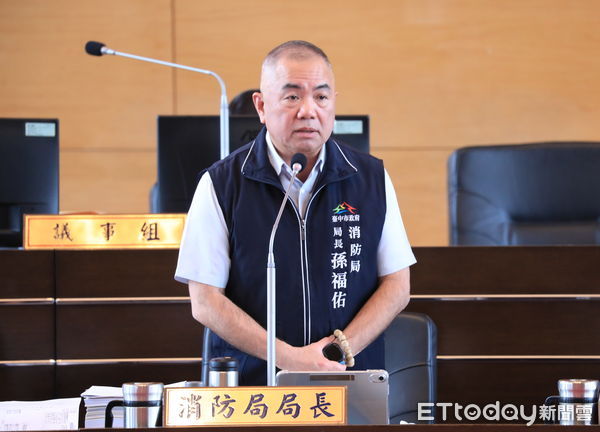 ▲台中市消防局長孫福佑。（圖／記者游瓊華攝）