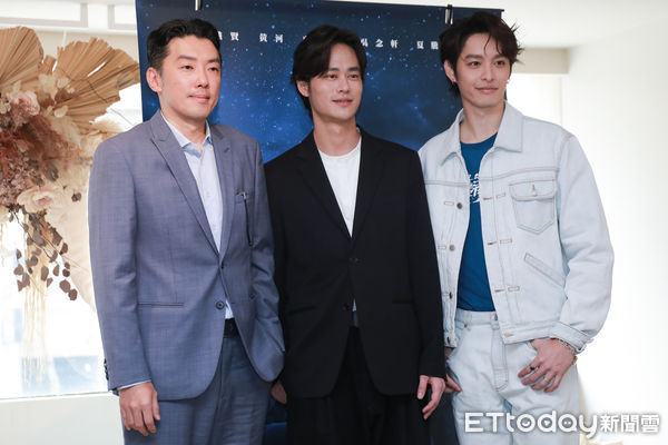 ▲▼《星空下的黑潮島嶼》媒體茶敘-曹佑寧、夏騰宏、段鈞豪。（圖／記者周宸亘攝）