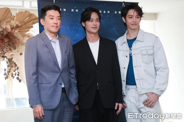 ▲▼《星空下的黑潮島嶼》媒體茶敘-曹佑寧、夏騰宏、段鈞豪。（圖／記者周宸亘攝）