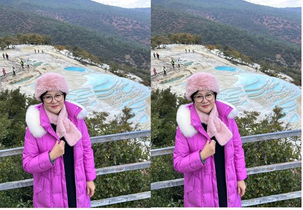 ▲崔佩儀跟同學們一起吃法國餐。（圖／崔佩儀提供）