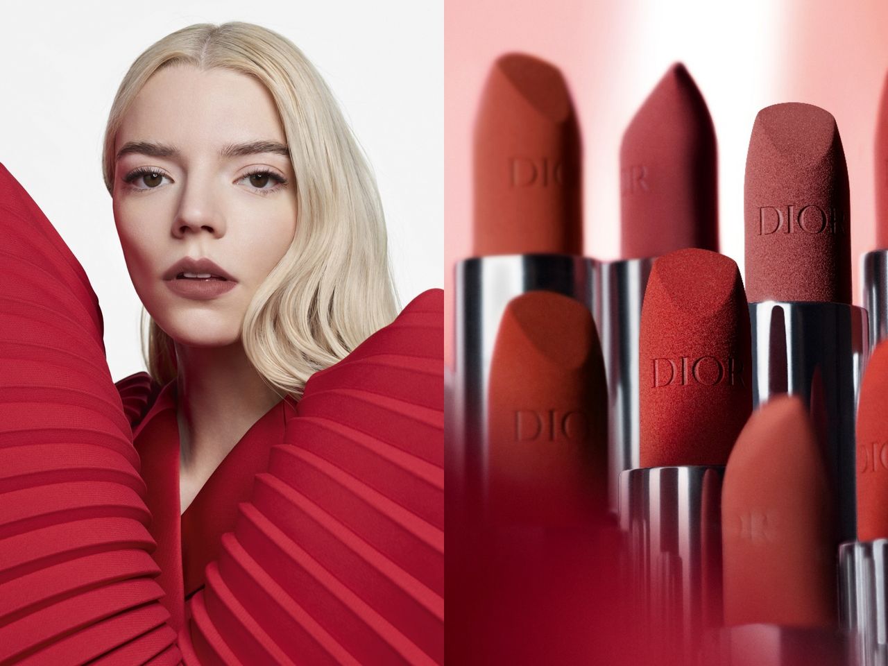 VALENTINO,DIOR,迪奧,唇膏,彩妝,試開箱,。（圖／記者李薇攝、品牌提供）