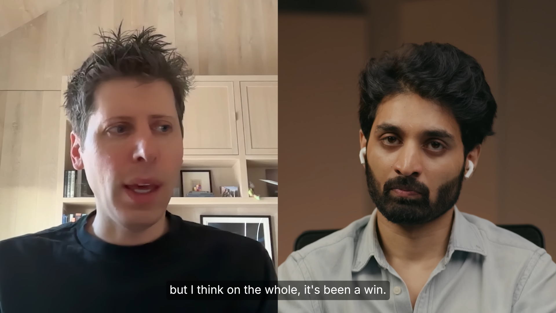 ▲▼OpenAI執行長近日在接受訪談時首次對吉卜力AI風潮做出回應。（圖／YouTube@VarunMayya）