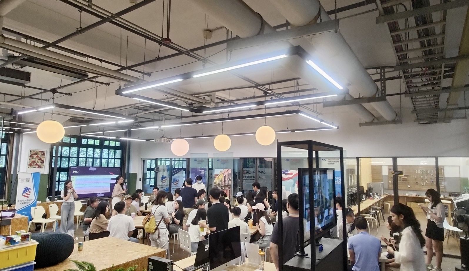 ▲傳台北市府不續租美國創新中心。（圖／翻攝自Facebook／AIC）