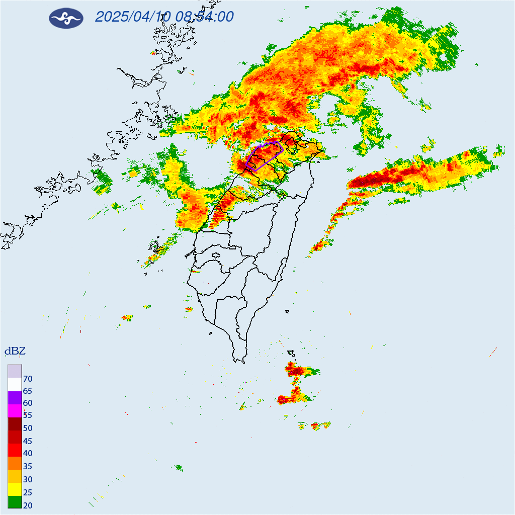 ▲▼大雷雨。（圖／氣象署）