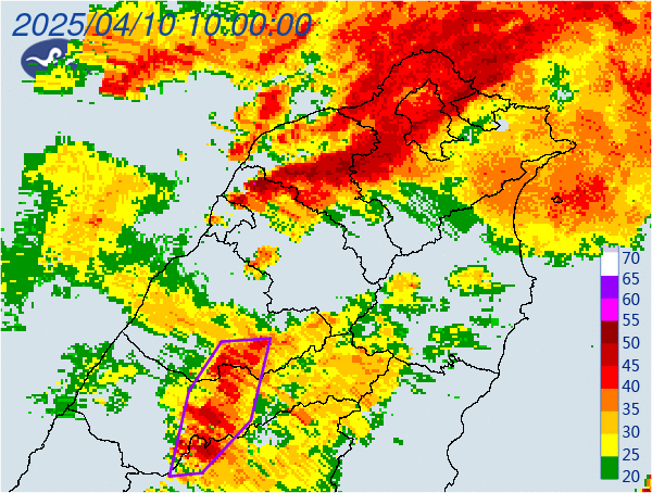 ▲▼大雷雨。（圖／氣象署）