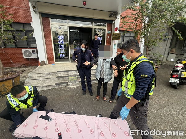 ▲▼     婦人藥物過敏 柳林警及時協助就醫   。（圖／水上分局提供）