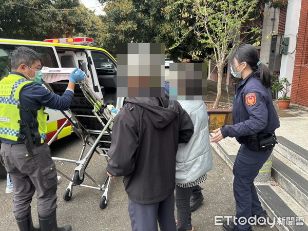 ▲▼     婦人藥物過敏 柳林警及時協助就醫   。（圖／水上分局提供）