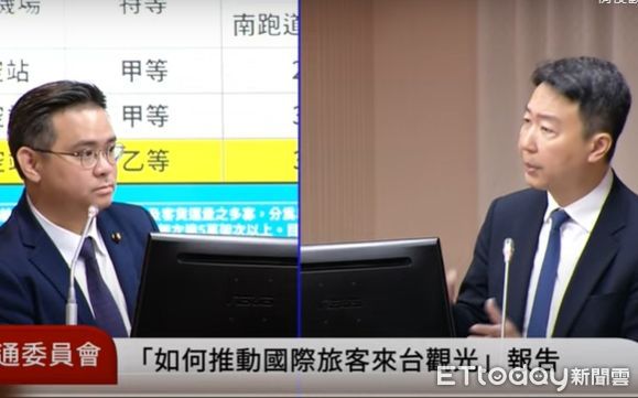 ▲▼立委黃健豪今於立法院質詢。（圖／翻攝立法院議事直播）