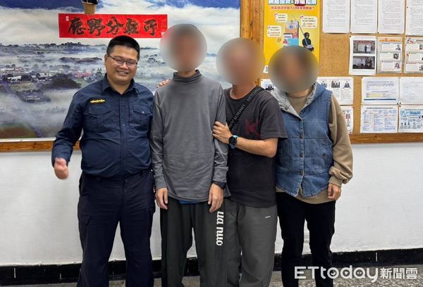 ▲休假也守護民安！警員鹿野火車站救回走失男子。（圖／記者楊漢聲翻攝）