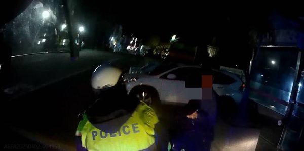 ▲逃逸移工變身車手站ATM前領錢遭警識破逮捕。（圖／警方提供）